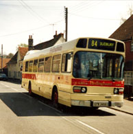 Hedingham Bus in Bear Street Nayland 