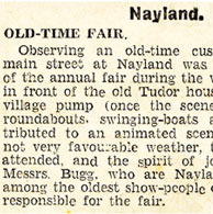 Newslip Nayland Fair